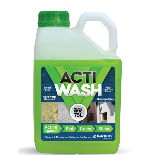 Actiwash Domestic Biocide - Removes Red & Green Algae, Mould, Fungi