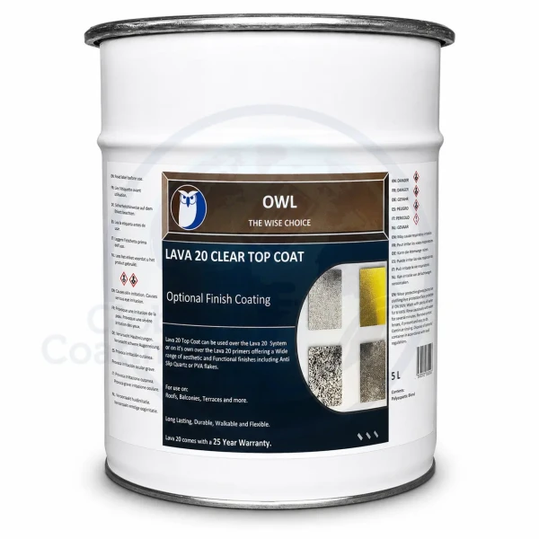 Lava 20  Clear Top Coat Resin 