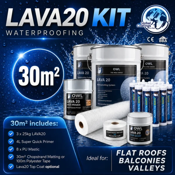Owl LAVA 20 Waterproofing Repair Kit 30m2